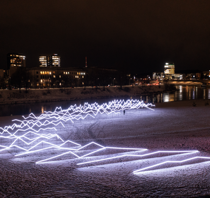 INVEGOS 20-mečiui skirta instaliacija „Viršūnės“ taps Vilniaus šviesų festivalio dalimi